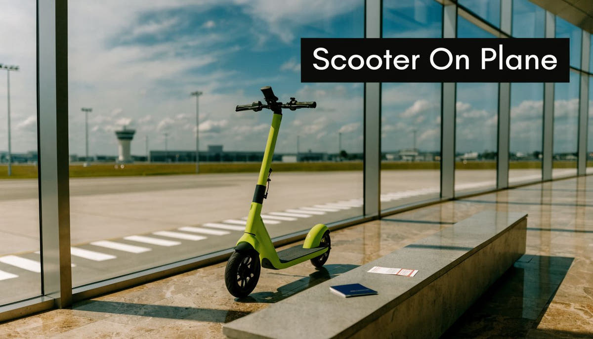Can You Take a Scooter on a Plane? The 2026 Guide