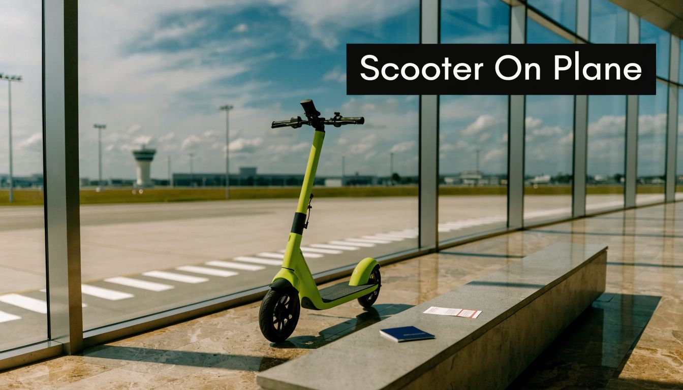 Can You Take a Scooter on a Plane? The 2026 Guide