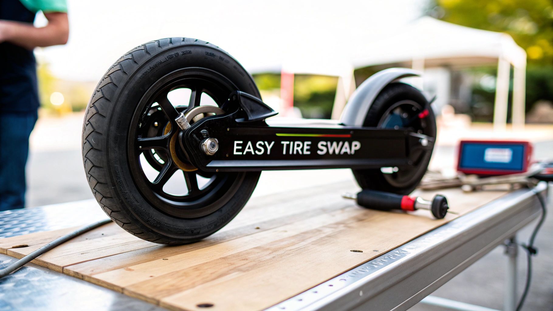Changing a Scooter Tire Without the Headache