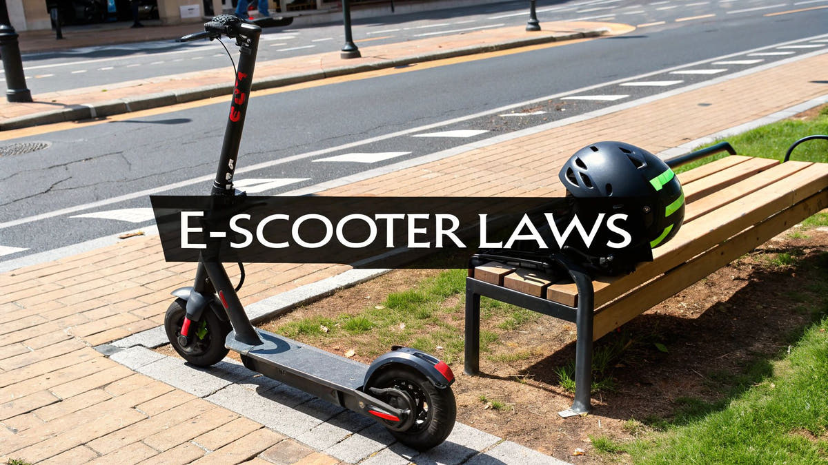 Your Guide to Electric Scooter Laws for Safe Riding