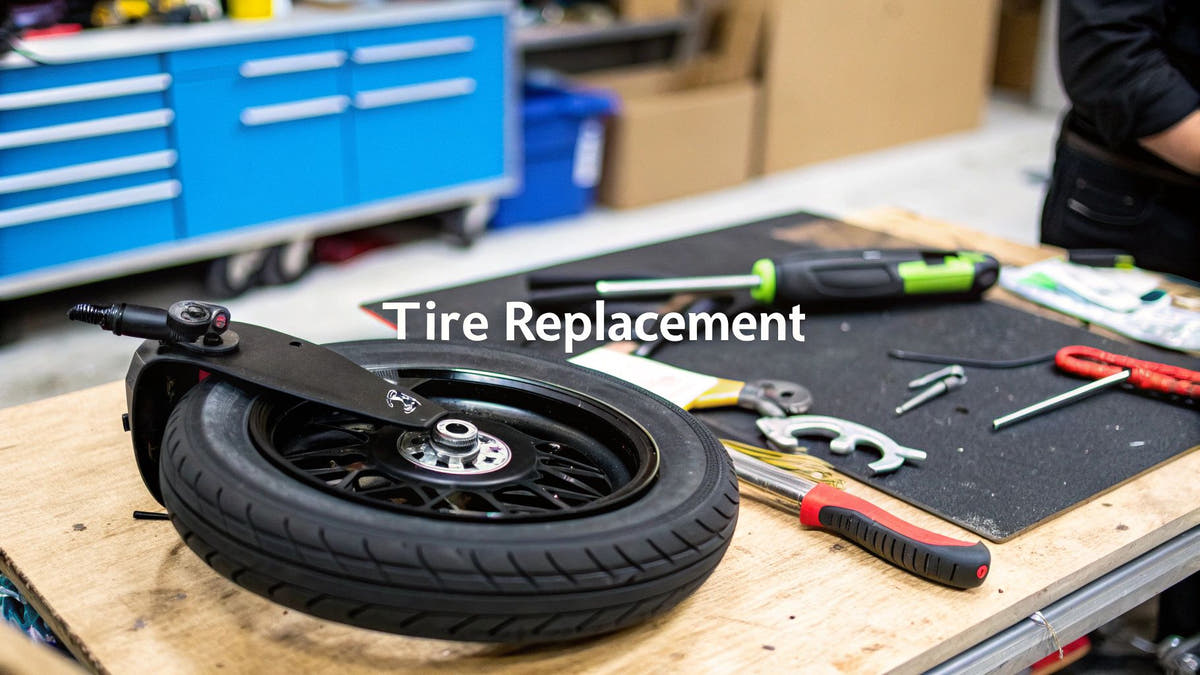 A Real-World Guide to Scooter Tire Replacement