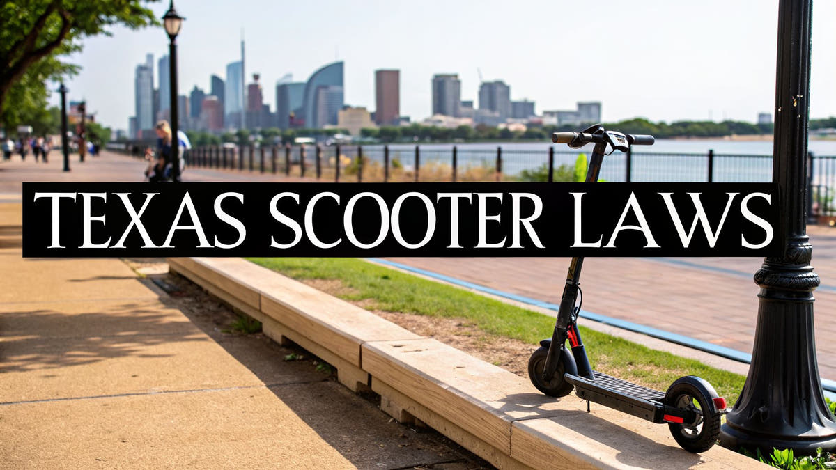 A Guide to Texas Scooter Laws for 2026