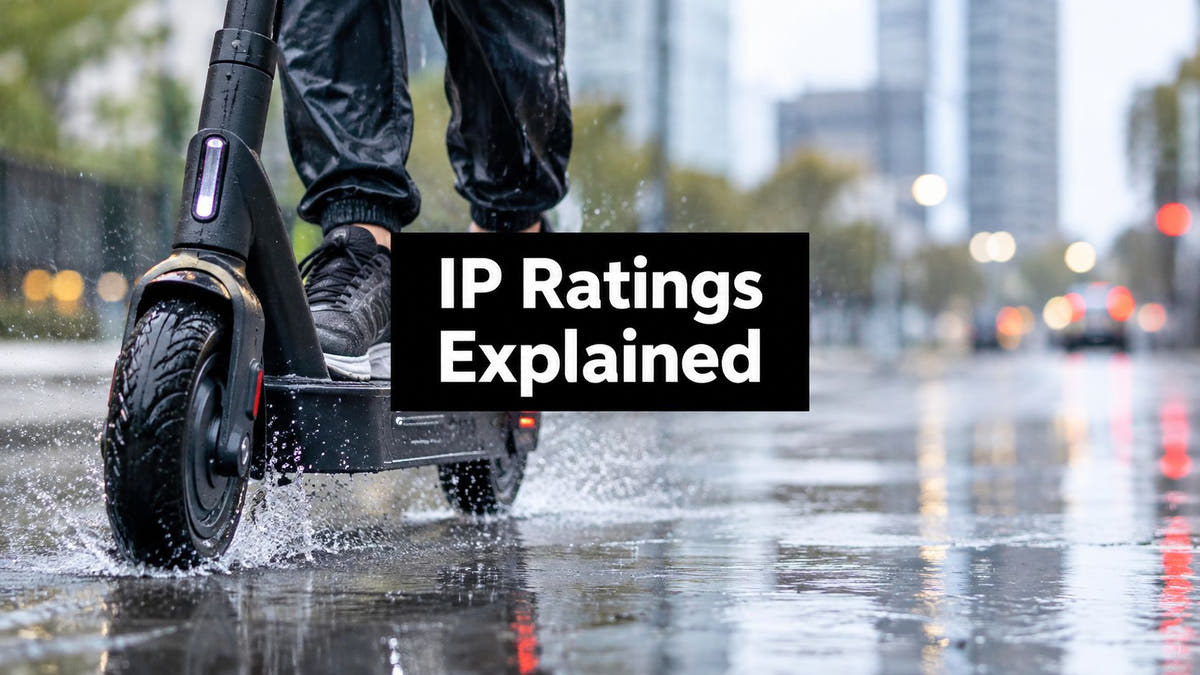 Water Proof Scooter: What IP Ratings Actually Mean