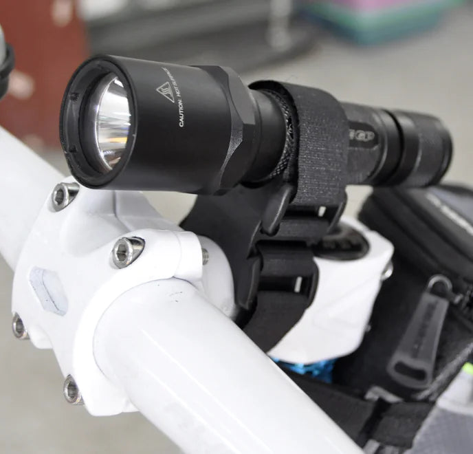 Multi-Functional Bicycle Light Clip and Holder
