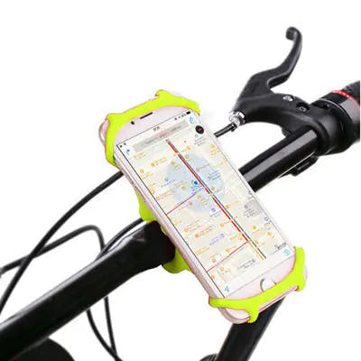 Silicone Shockproof Bicycle Phone Mounting Bracket