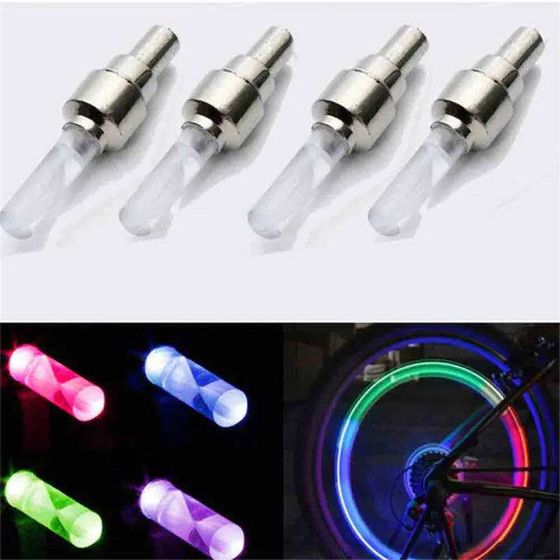 Colorful Bicycle Valve Light and Tire Wheel Light