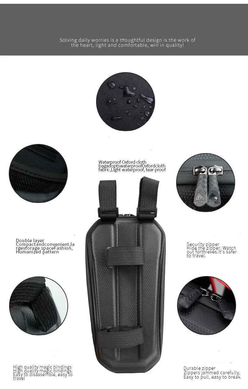 Xiaomi Electric Scooter Hard Shell Waterproof Front Bag