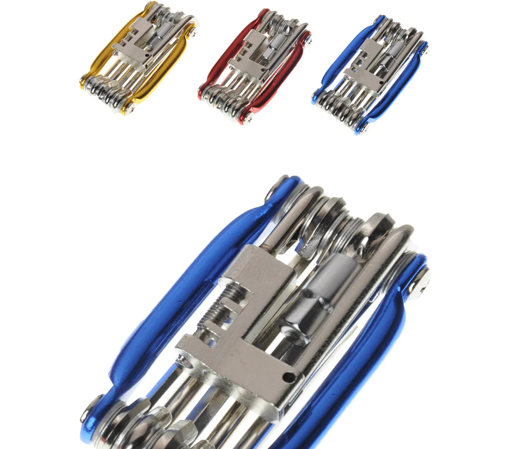 Bicycle Repair Tool Set with Hex Wrench and Chain Breaker
