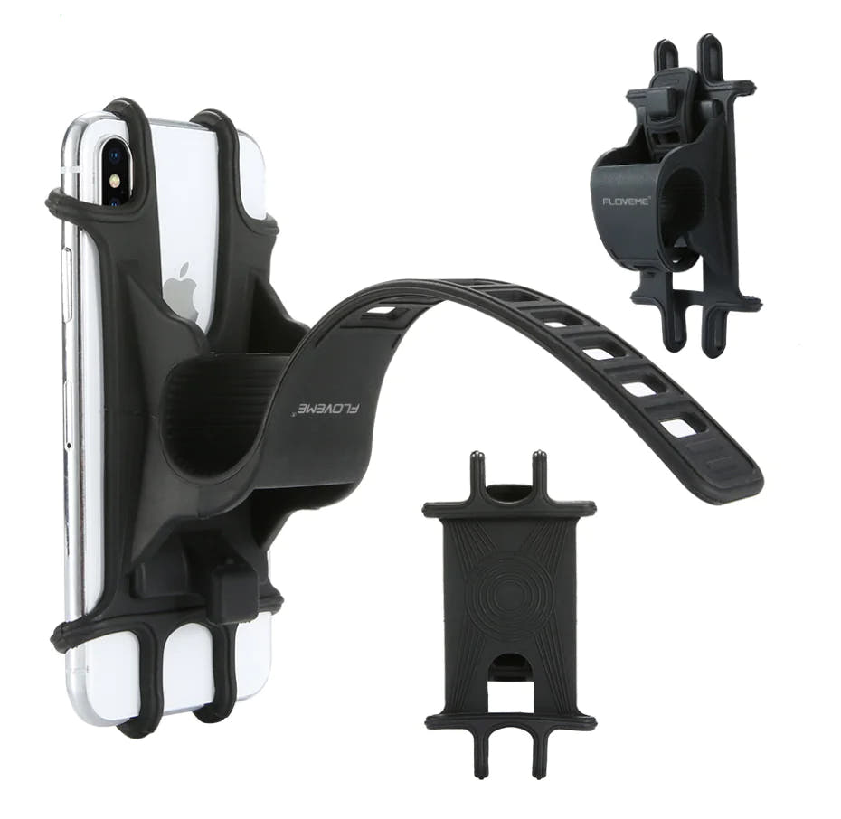 Floveme Bicycle Phone Holder with Shockproof Silicone Case