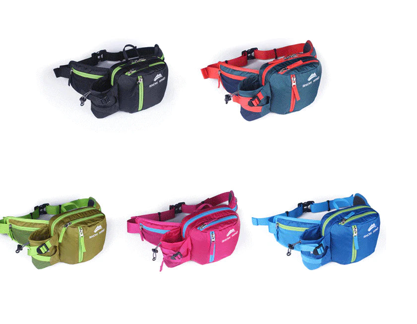 Outdoor Waist Bag with Water Bottle for Cycling