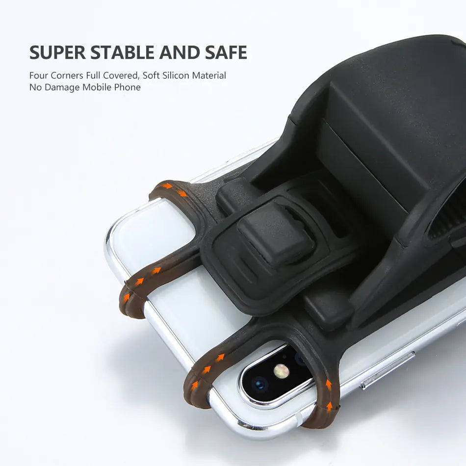 Floveme Bicycle Phone Holder with Shockproof Silicone Case