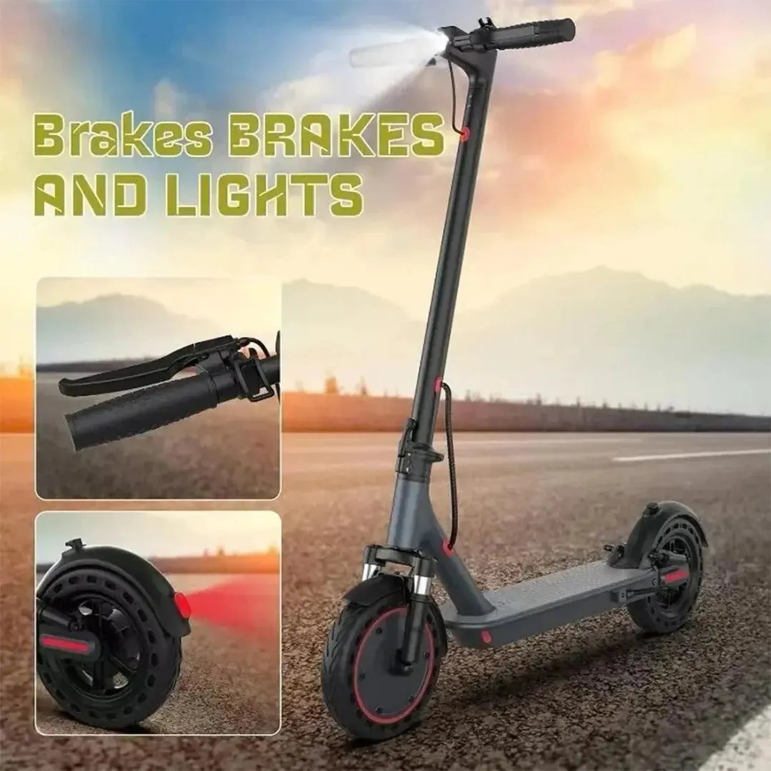 LADPED LP10 Electric Scooter Foldable with App and Suspension up to 35 Km/h