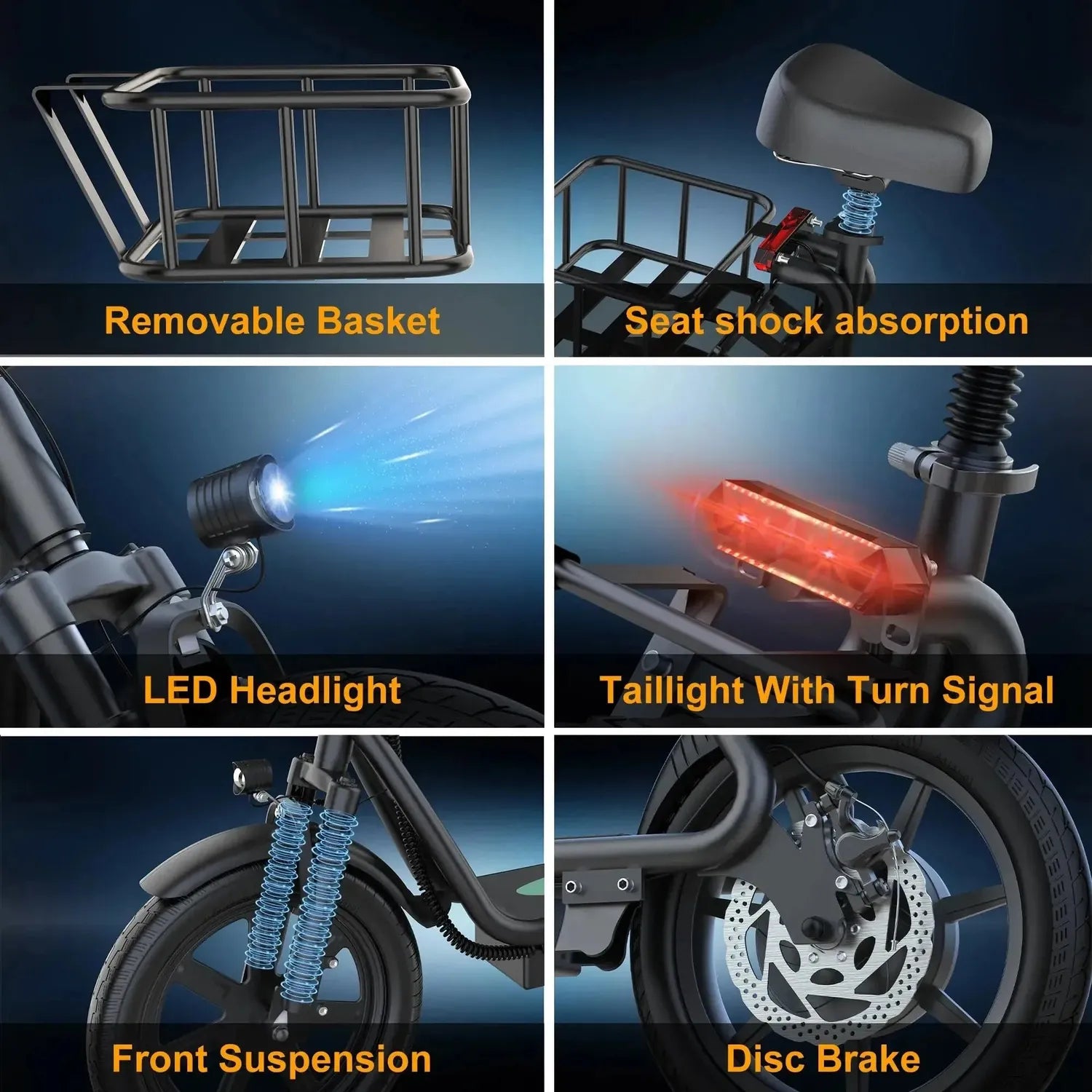 AOVOPRO ESBS Electric Scooter with Seat for Adults and Teens up to 35 Km/h