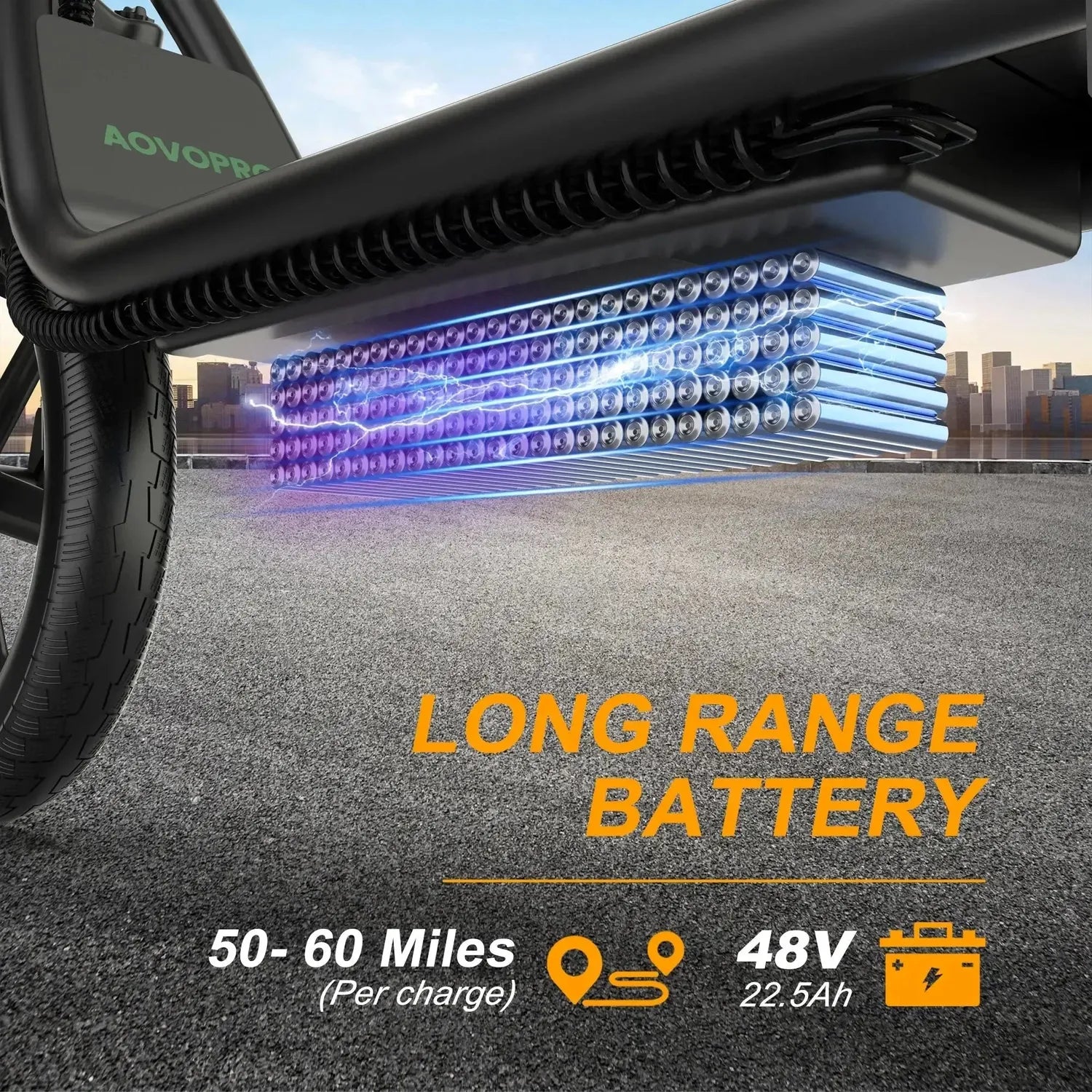 AOVOPRO ESBS Electric Scooter with Seat for Adults and Teens up to 35 Km/h