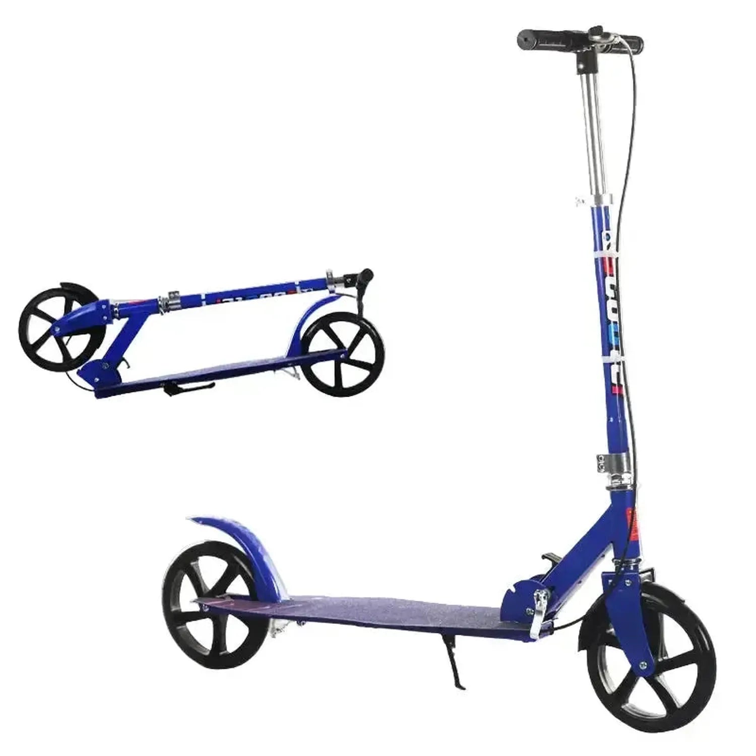 Adult and Youth Folding Scooter with Hand Brake Lightweight Foldable Design