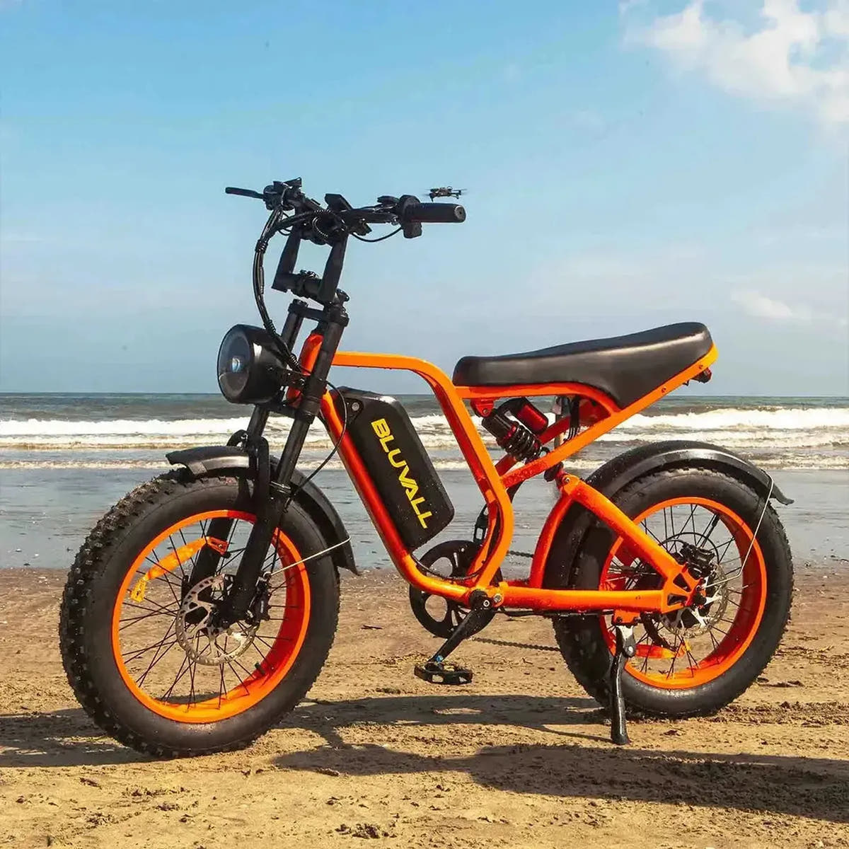 Bluvall SU8 Electric Bike Fat Tyre Long Range Dual Suspension up to 56 Km/h