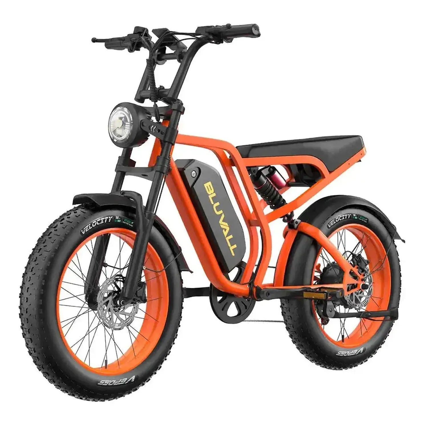 Bluvall SU8 Electric Bike Fat Tyre Long Range Dual Suspension up to 56 Km/h