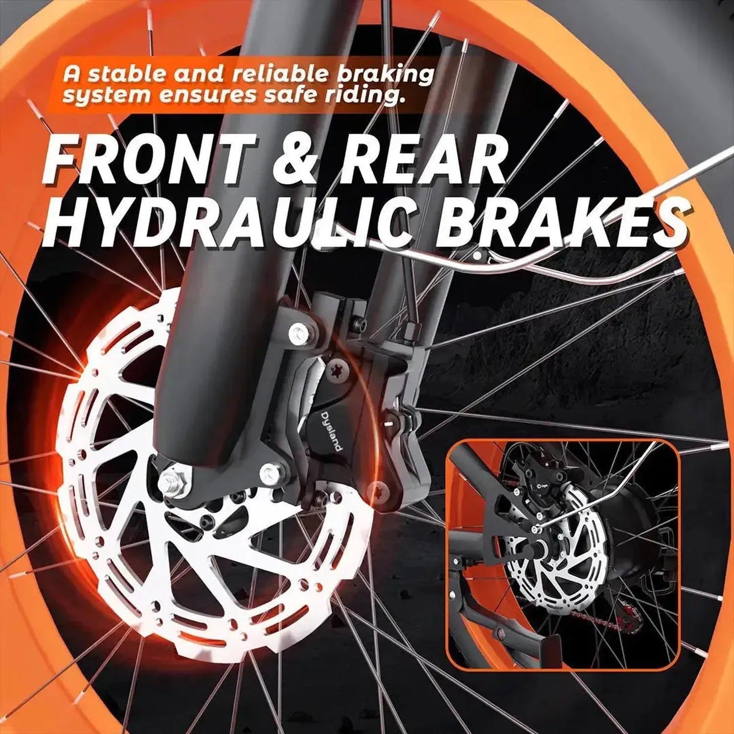 Bluvall SU8 Electric Bike Fat Tyre Long Range Dual Suspension up to 56 Km/h