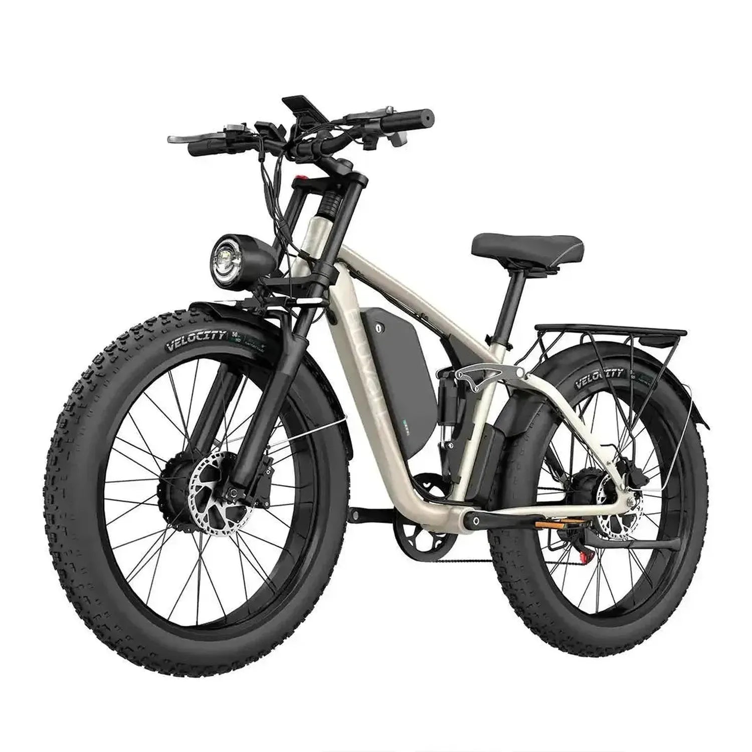 Bluvall V1 Electric Bike Fat Tyre Long Range Full Suspension up to 56 Km/h