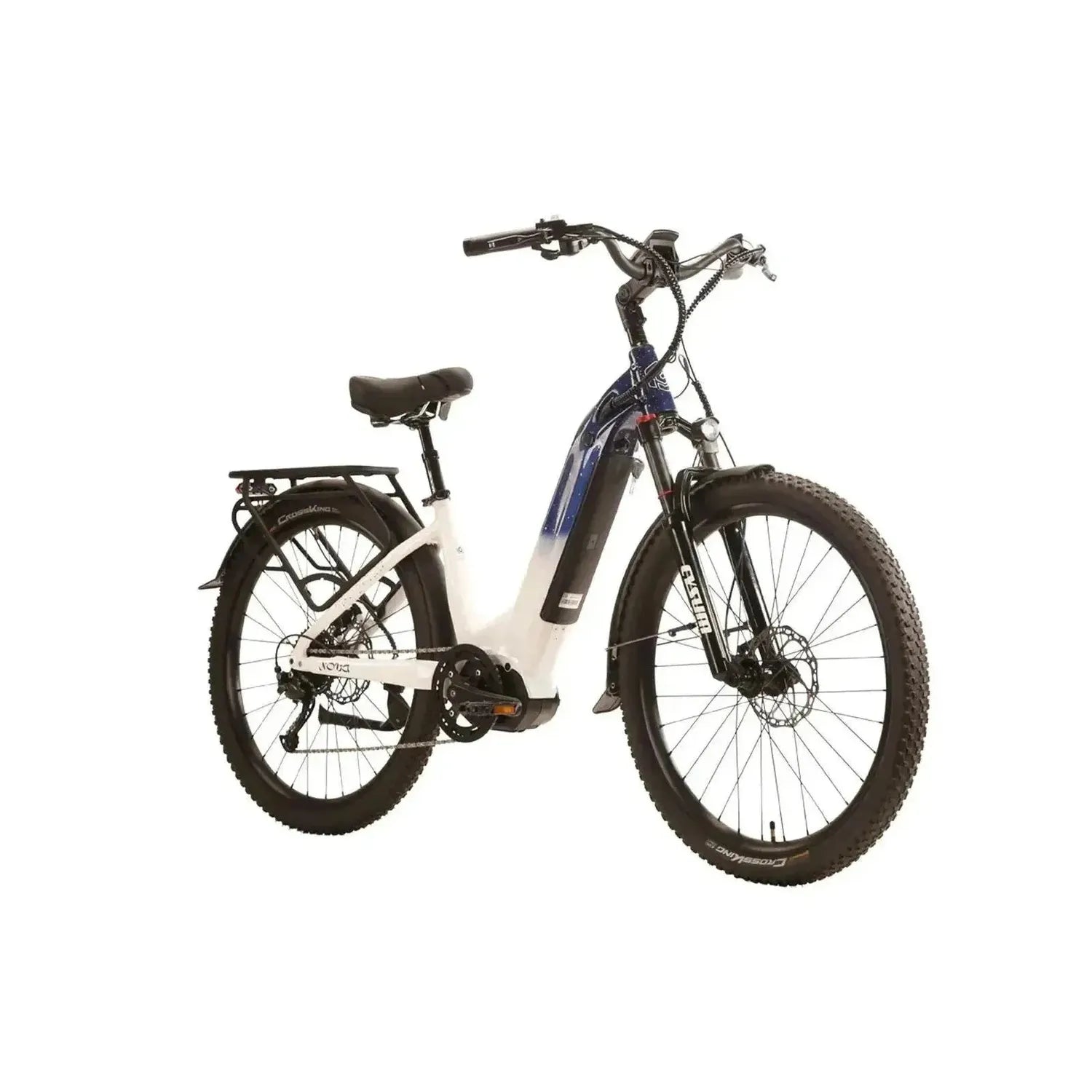 CYSUM Nova Step Through Electric Bike with Rack and Removable Battery up to 42 Km/h