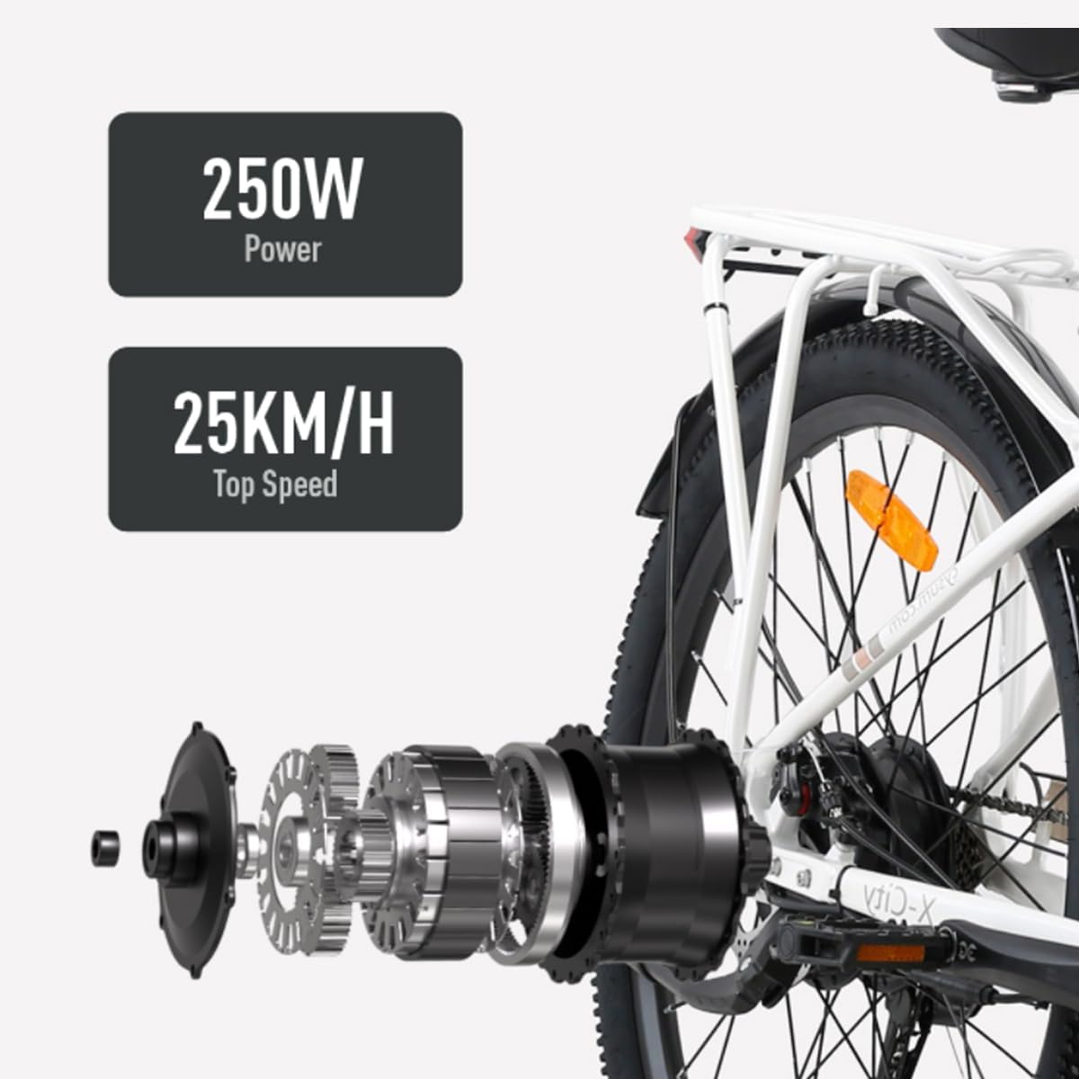 CYSUM X-City Step-Thru Electric Bike