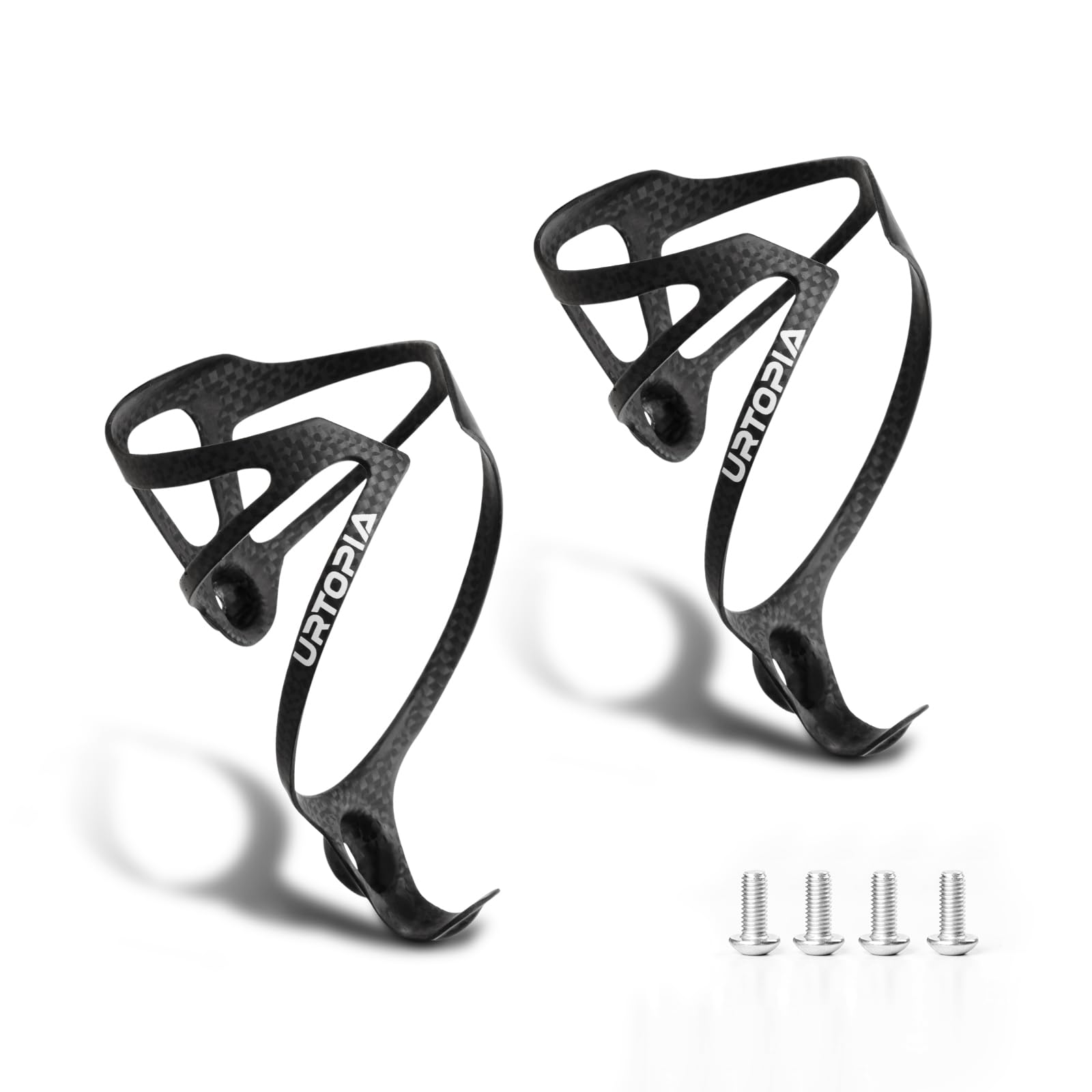 Carbon Fiber Bike Bottle Holder 2 Pack – Ultra-Light Water Bottle Cage