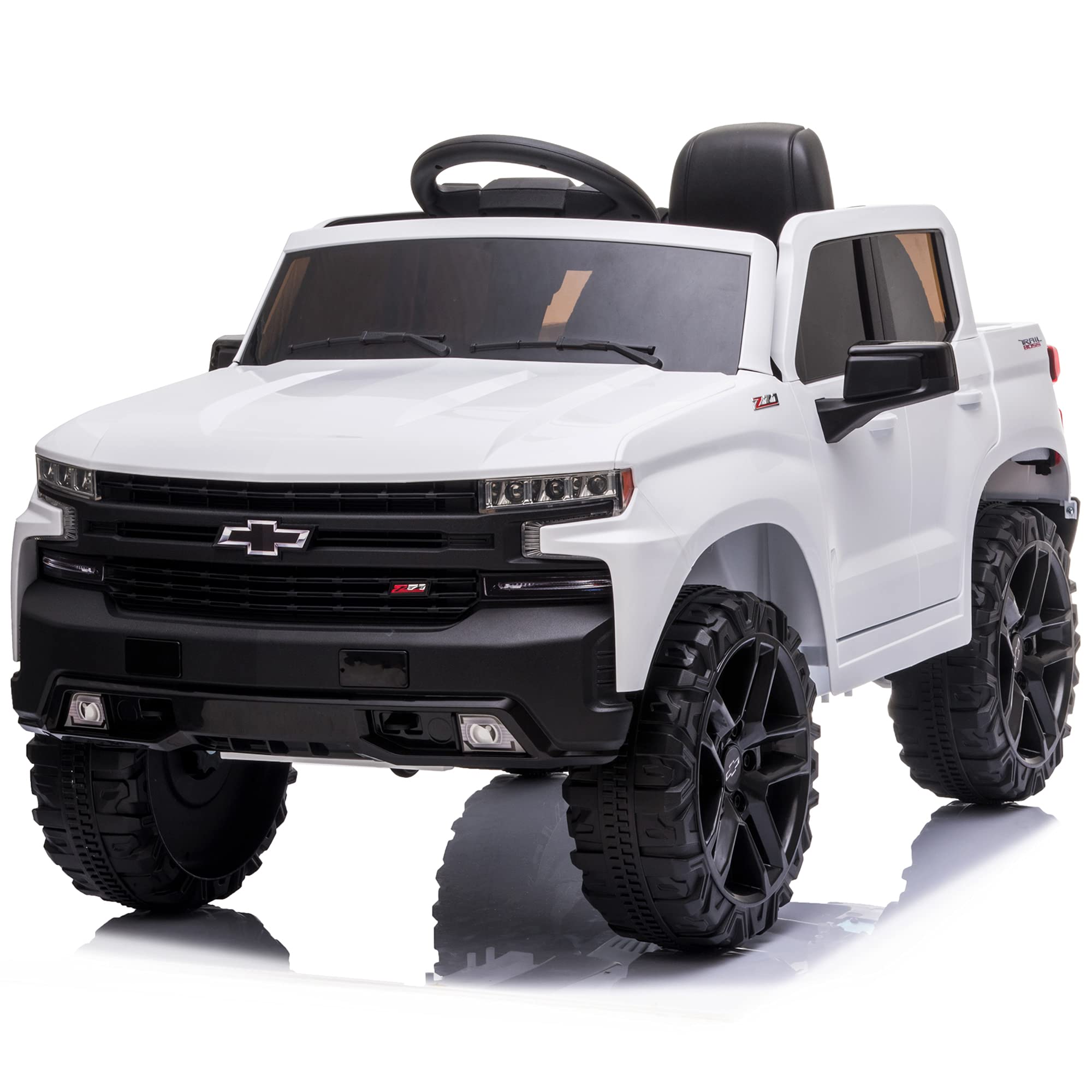 Chevrolet Silverado Kids Ride On Truck 12V – Remote Control, LED Lights & MP3