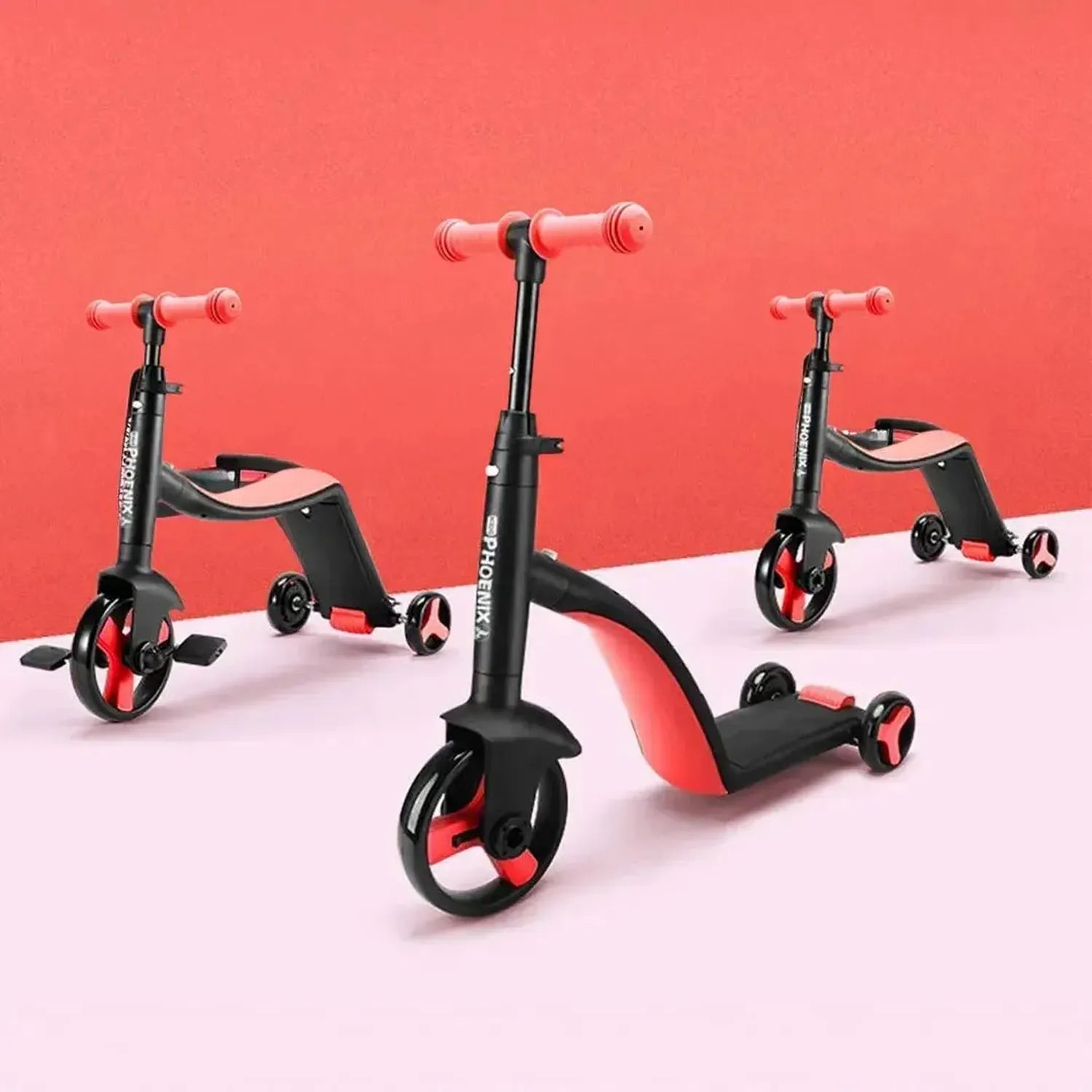 Children’s 3 in 1 Scooter Balance Bike Ride On for Ages 2 to 6