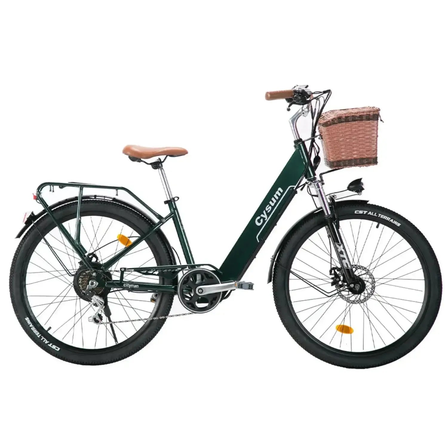 CYSUM Cityrun Electric Bike Step Through Commuter E-Bike Adults up to 32 Km/h