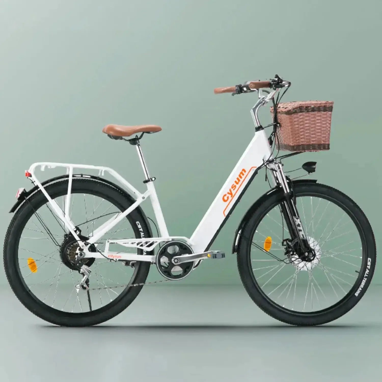 CYSUM Cityrun Electric Bike Step Through Commuter E-Bike Adults up to 32 Km/h