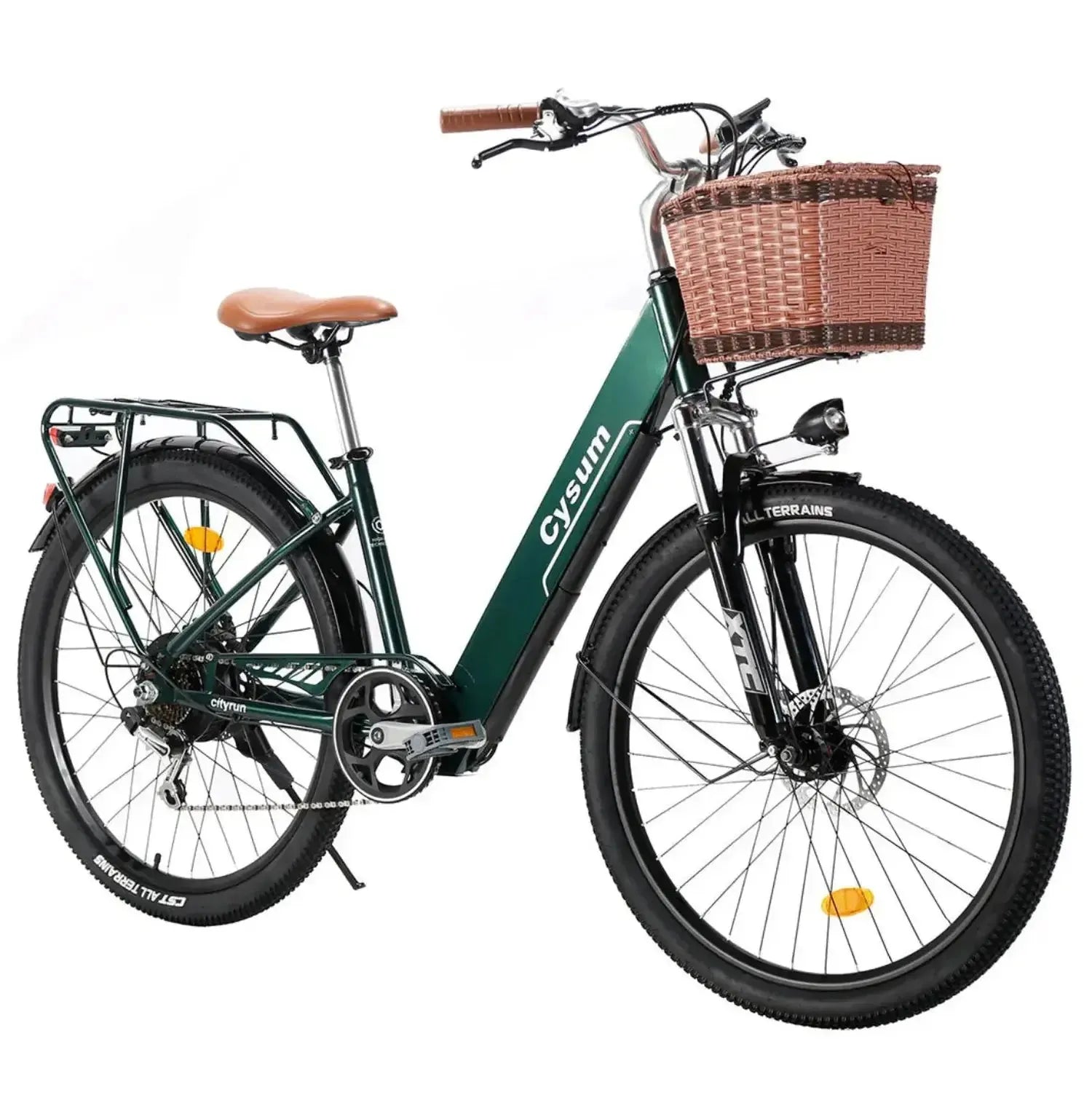 CYSUM Cityrun Electric Bike Step Through Commuter E-Bike Adults up to 32 Km/h