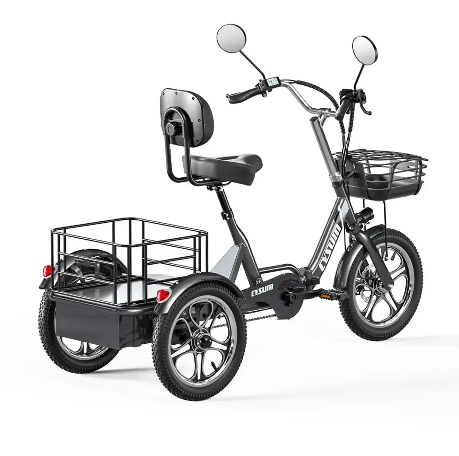 CYSUM T1 Pro Electric Tricycle Long Range Cargo E-Trike Adults up to 25 Km/h
