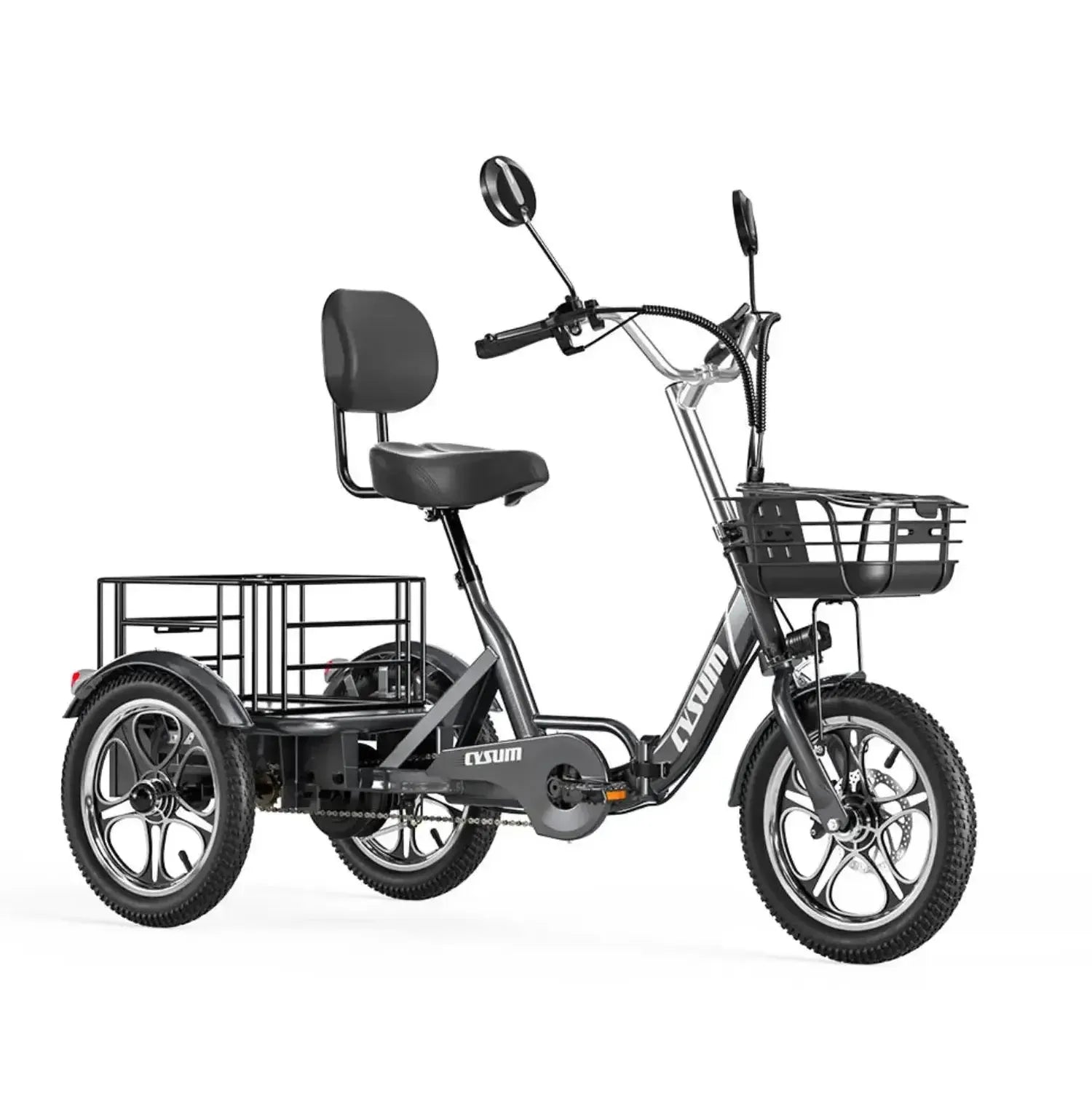 CYSUM T1 Pro Electric Tricycle Long Range Cargo E-Trike Adults up to 25 Km/h