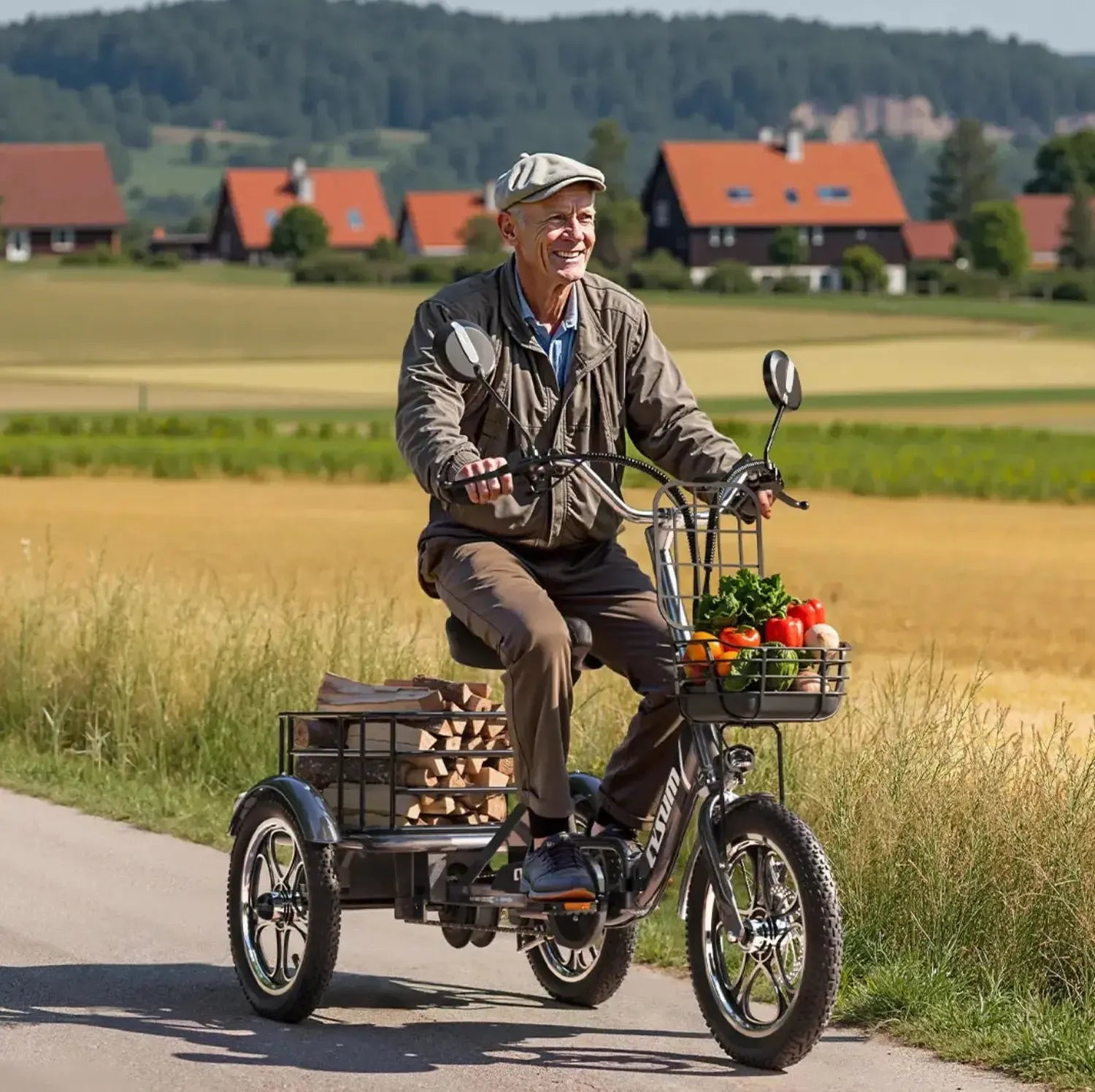 CYSUM T1 Pro Electric Tricycle Long Range Cargo E-Trike Adults up to 25 Km/h