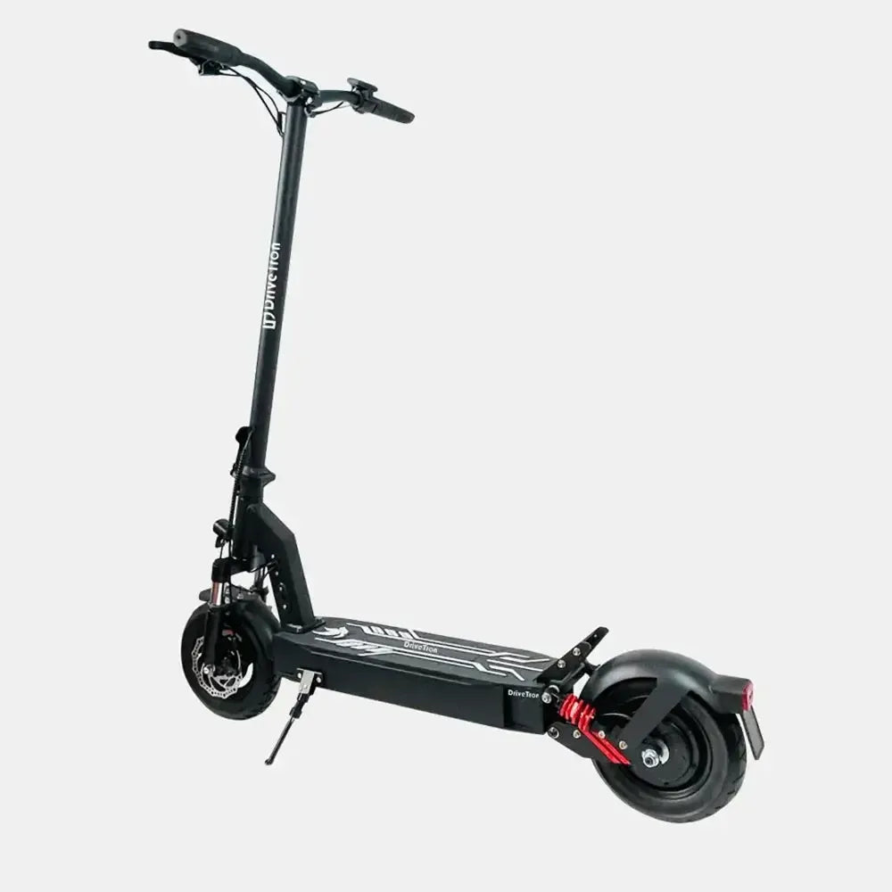 DriveTron DT08-48 V Electric Scooter – 500 W Rear Hub Motor (Peak ~1,100 W), 10″ Tubeless Tires, 48 V 13 Ah Battery, Up to 40 km/h (25 mph), 40–50 km (25–31 mi) Range, Dual Suspension, E-ABS + Front Disc Brake