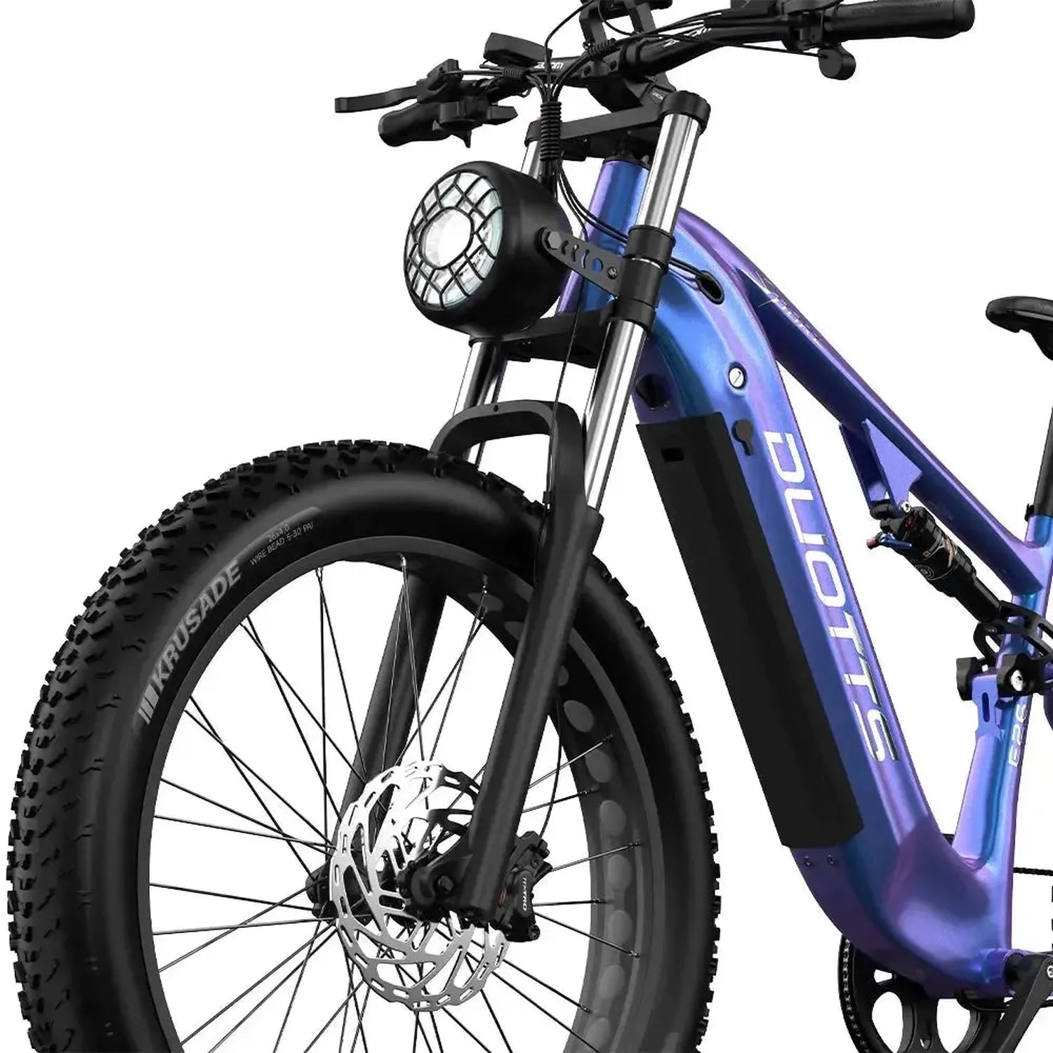 DUOTTS E26 Electric Bike Fat Tyre Full Suspension with Hydraulic Brakes up to 55 Km/h