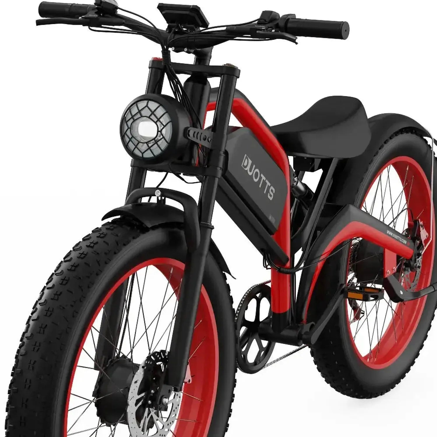 DUOTTS N26 Electric Bike Fat Tyre Full Suspension with Removable Battery up to 55 Km/h