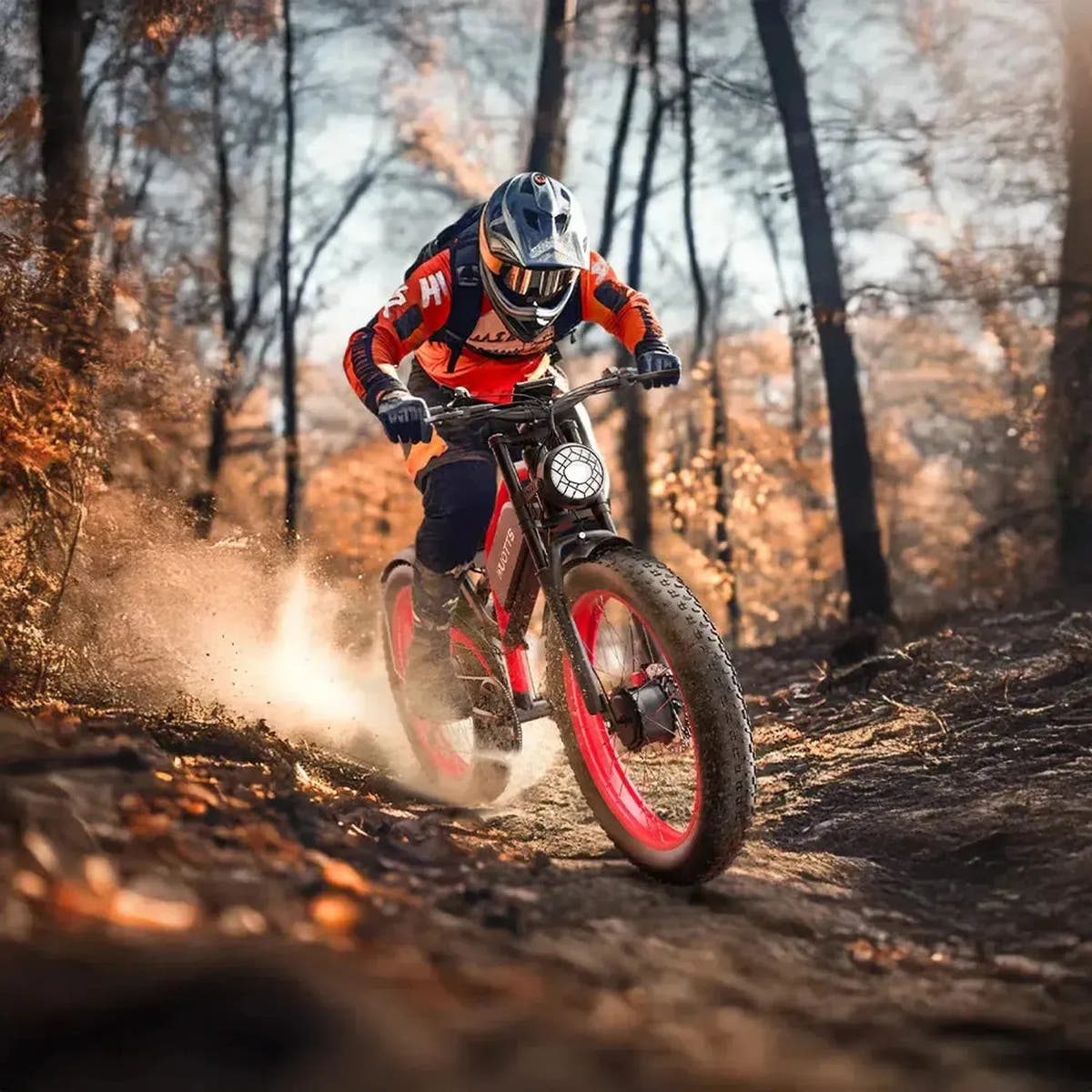 DUOTTS N26 Electric Bike Fat Tyre Full Suspension with Removable Battery up to 55 Km/h