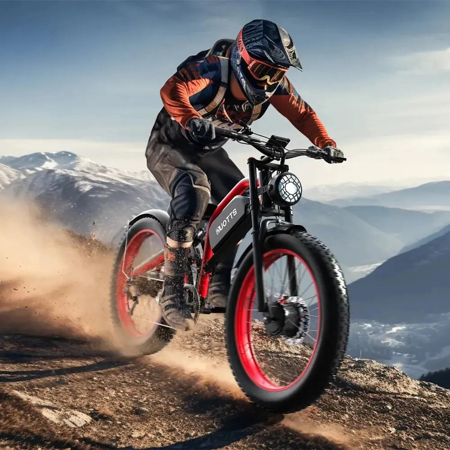 DUOTTS N26 Electric Bike Fat Tyre Full Suspension with Removable Battery up to 55 Km/h