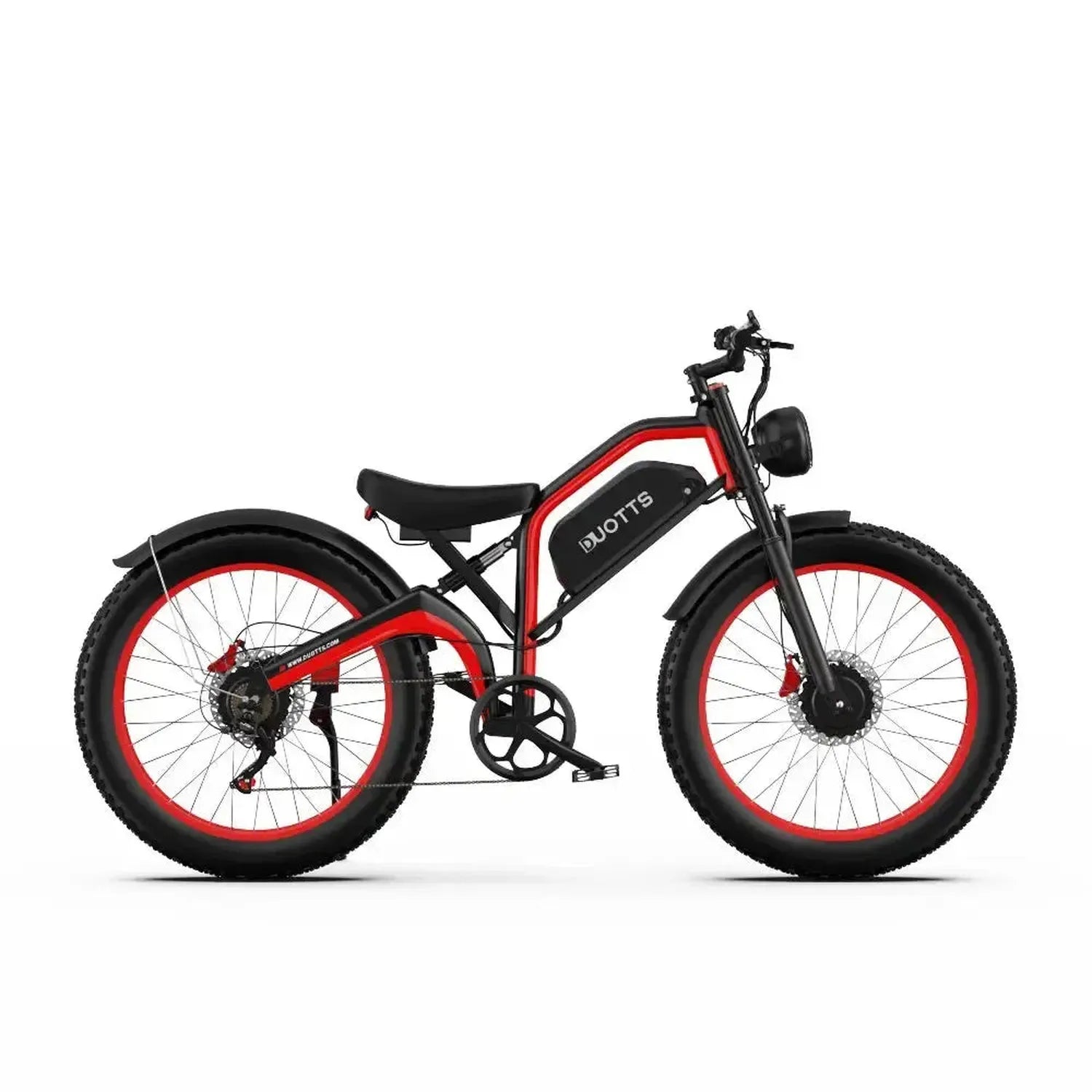 DUOTTS N26 Electric Bike Fat Tyre Full Suspension with Removable Battery up to 55 Km/h