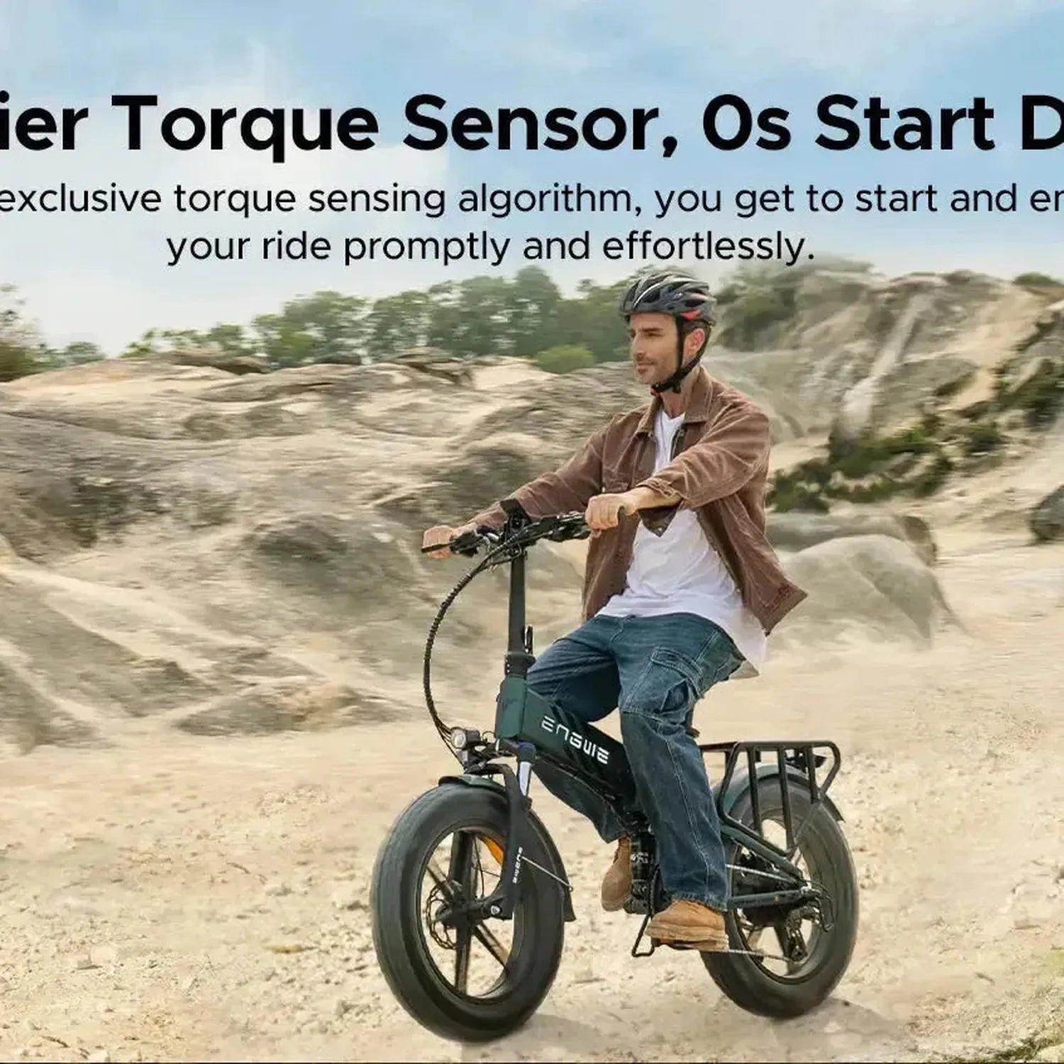 ENGWE Engine Pro 2.0 Foldable Electric Bike Fat Tyre Torque Sensor up to 45 Km/h