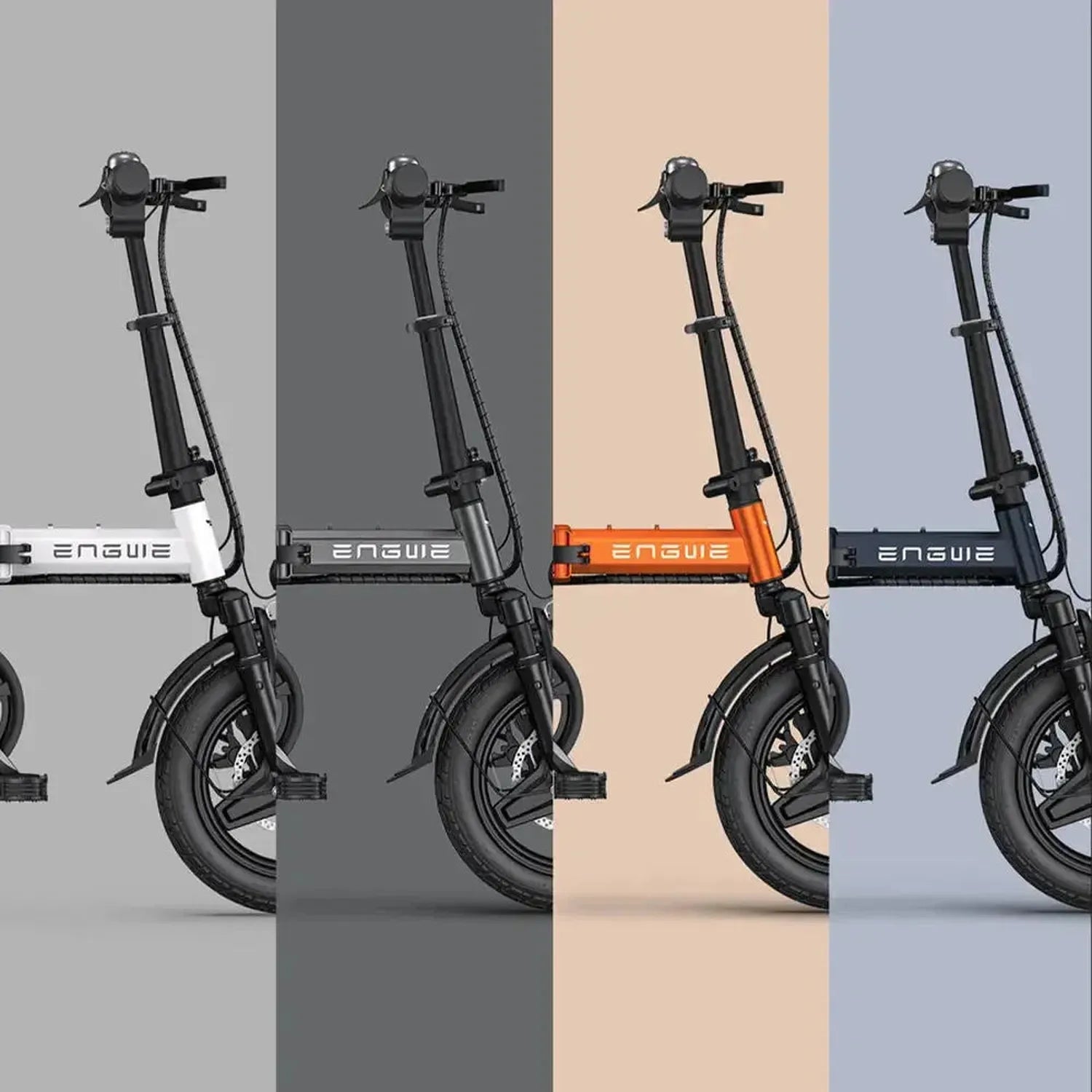 ENGWE T14 Foldable Electric Bike Compact Long Range with Suspension up to 33 Km/h