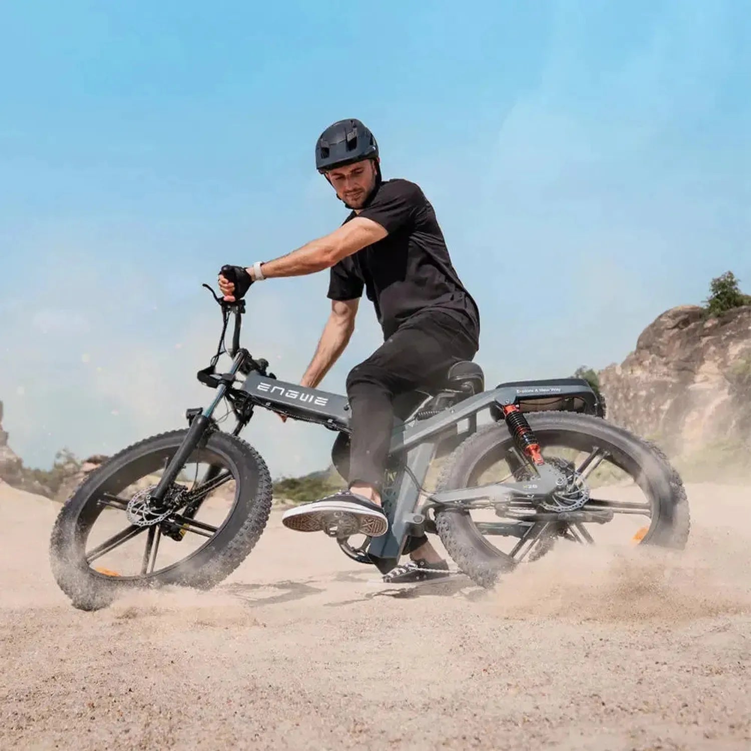 ENGWE X26 Foldable Electric Bike Fat Tyre Dual Battery Long Range up to 50 Km/h