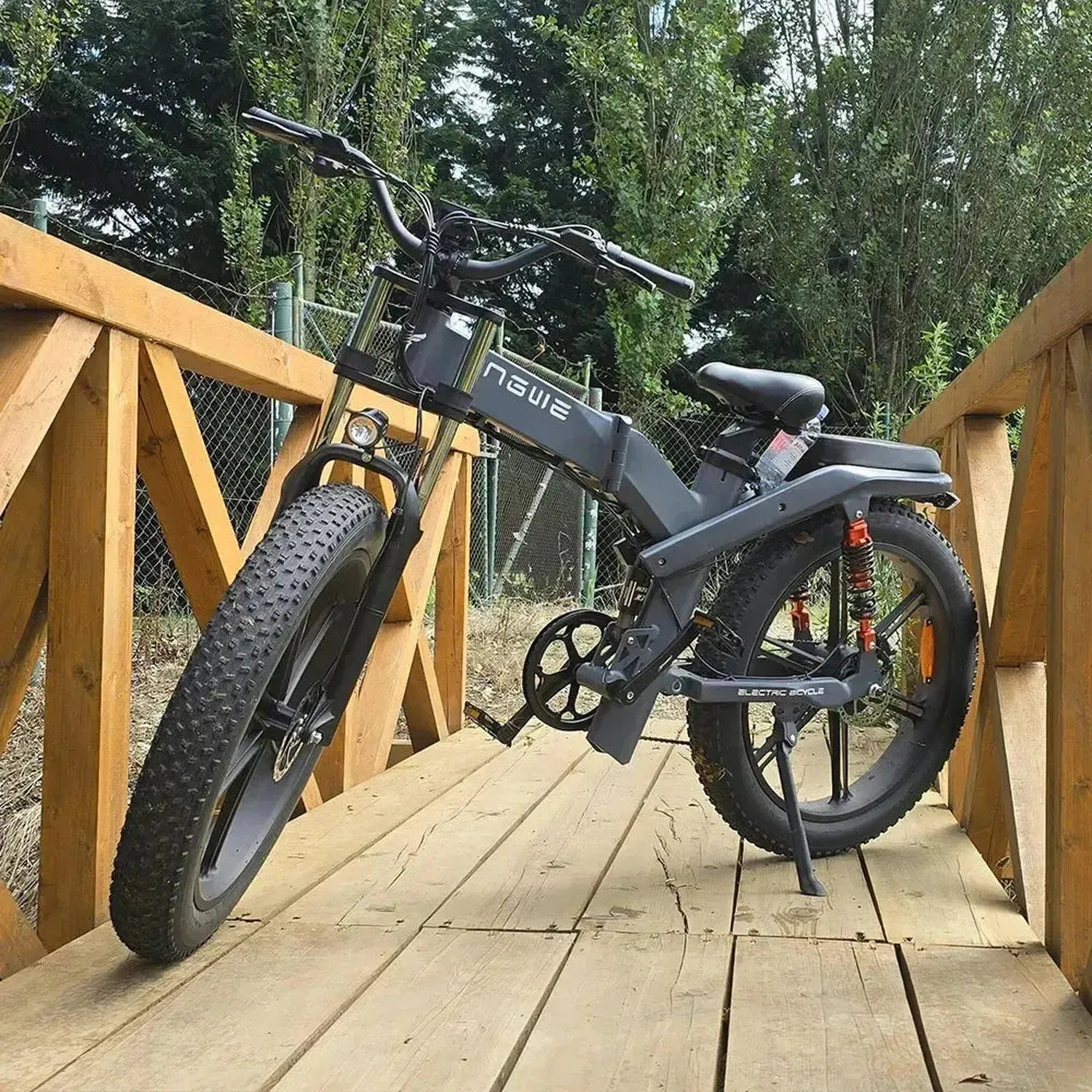 ENGWE X26 Foldable Electric Bike Fat Tyre Dual Battery Long Range up to 50 Km/h