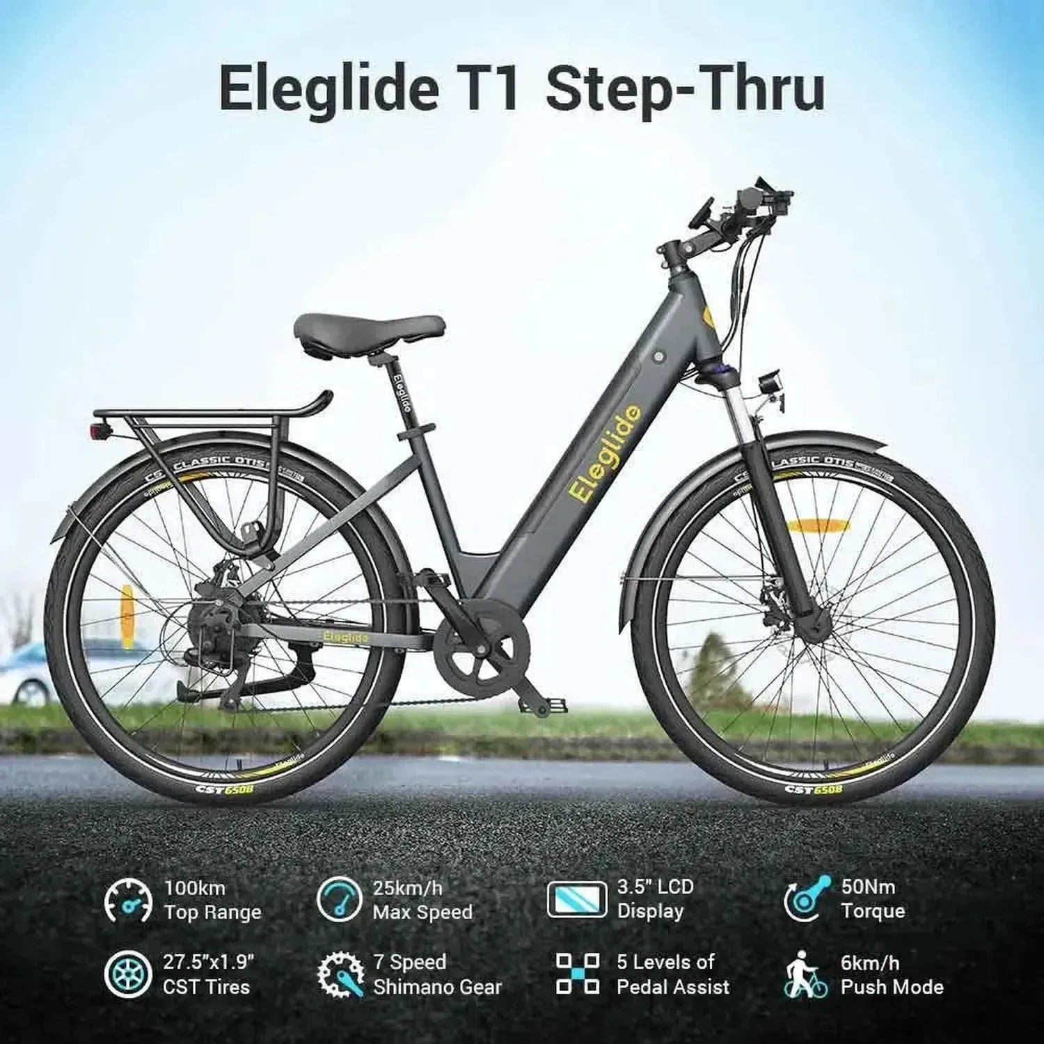 ELEGLIDE T1 Step-Thru Electric Bike exclusive at Punk Ride