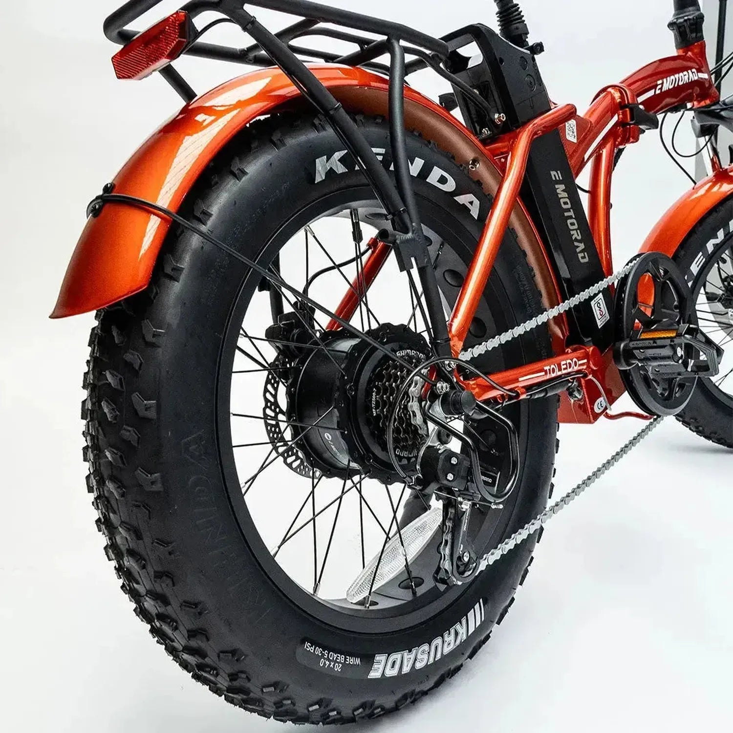 EMOTORAD TOLEDO Foldable Electric Bike Fat Tyre with Removable Battery up to 32 Km/h