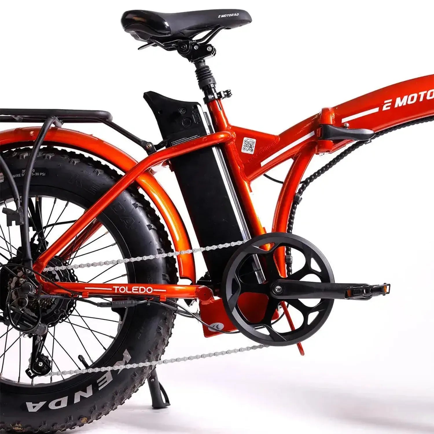 EMOTORAD TOLEDO Foldable Electric Bike Fat Tyre with Removable Battery up to 32 Km/h