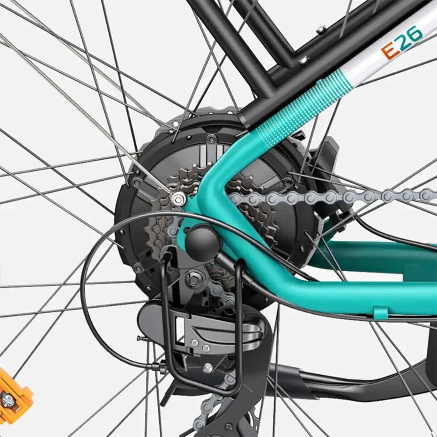 ENGWE E26 Electric Bike Fat Tyre Long Range with Suspension up to 45 Km/h