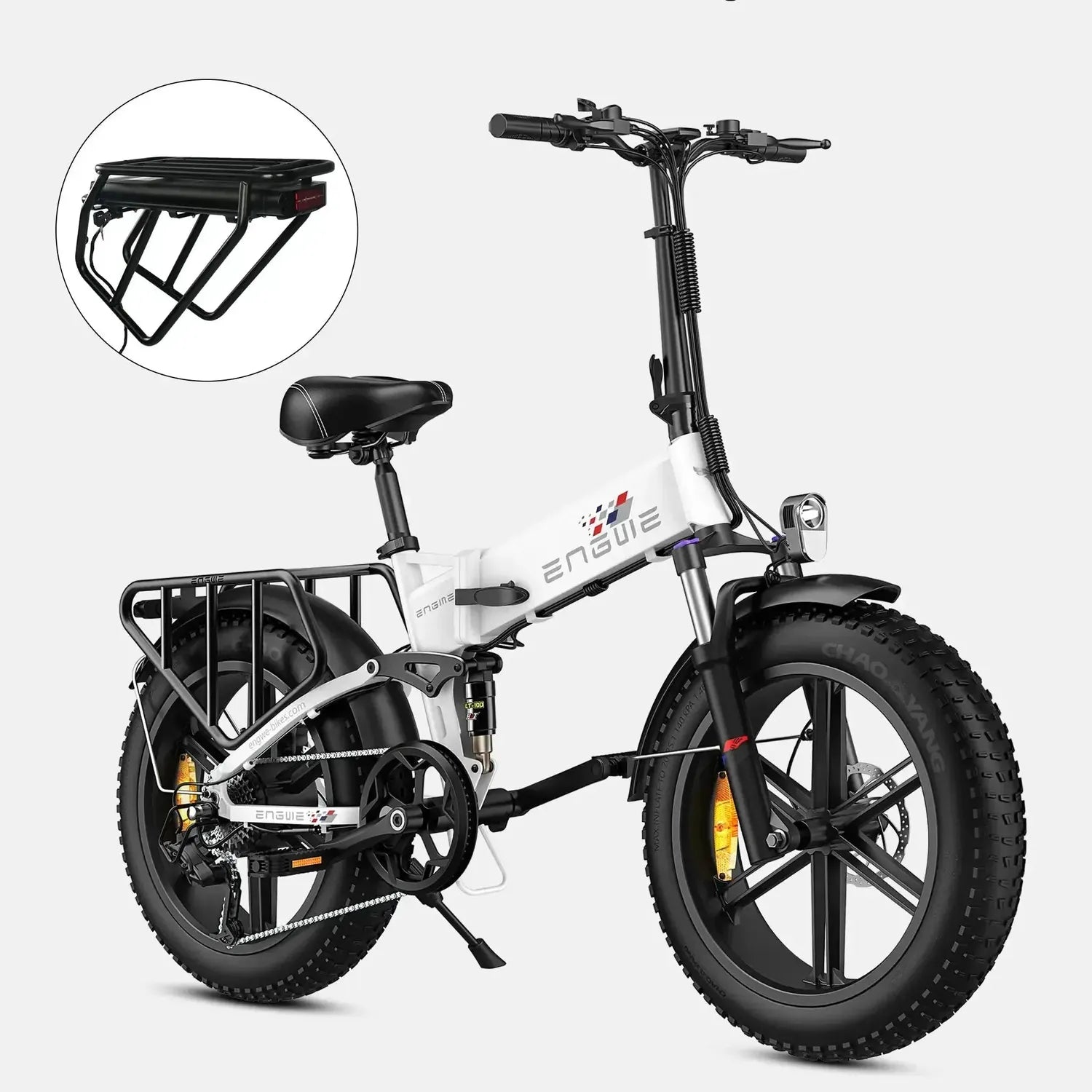 ENGWE Engine X Foldable Electric Bike Fat Tyre Long Range 7 Speed up to 60 Km/h