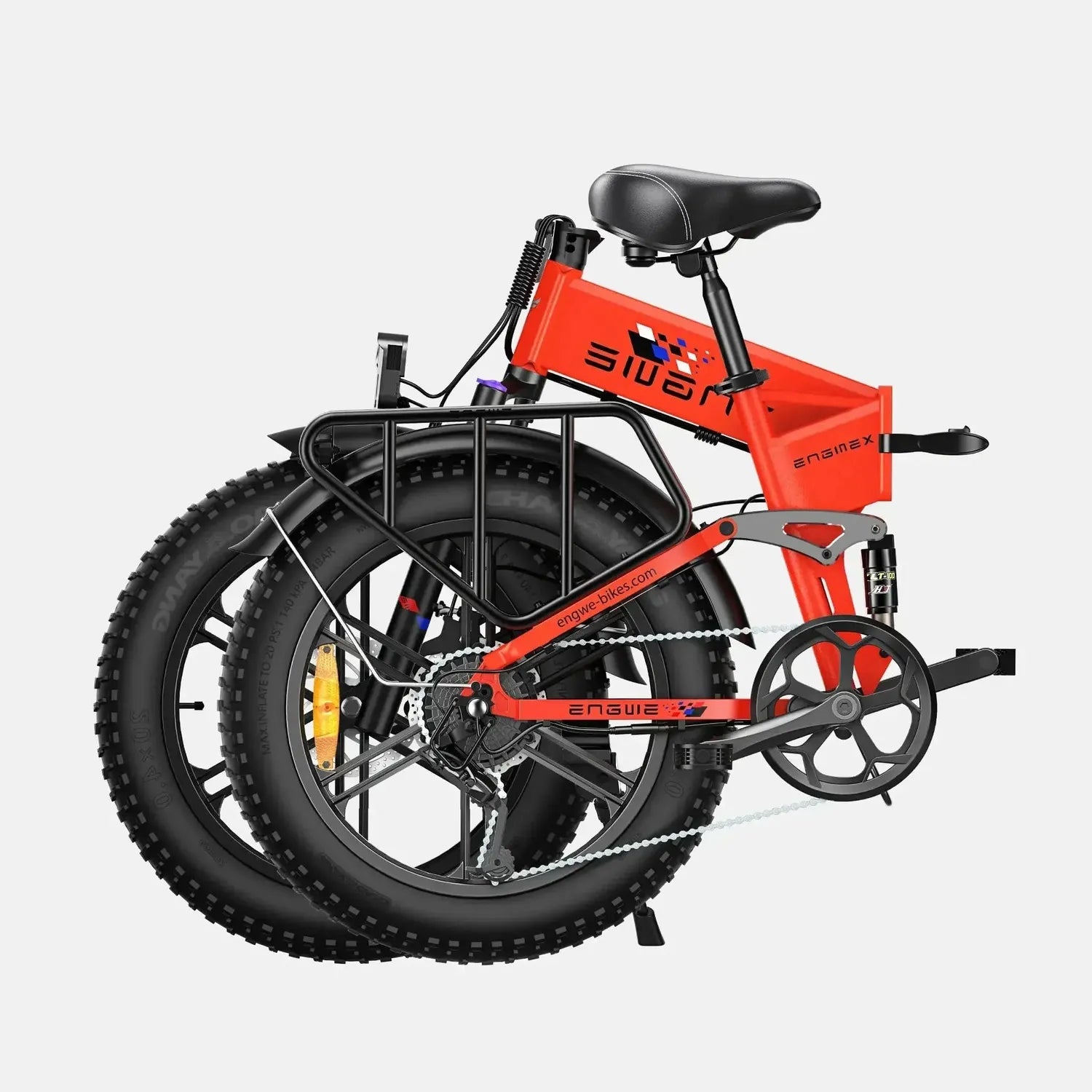 ENGWE Engine X Foldable Electric Bike Fat Tyre Long Range 7 Speed up to 60 Km/h